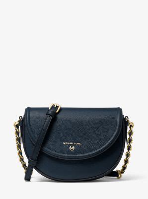 michael kors half dome crossbody blue|Michael Kors jet set dome.